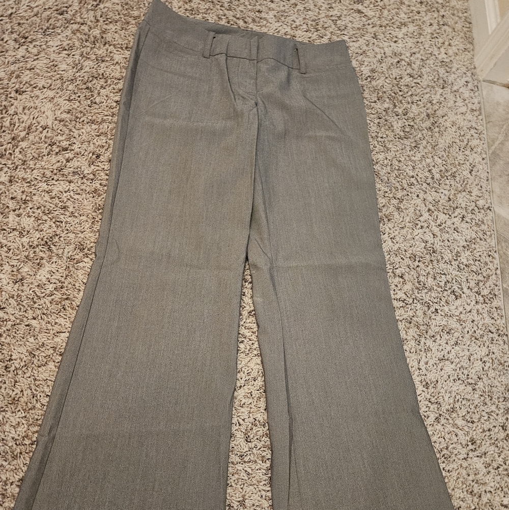 New York & Company Charcoal Flare Pants